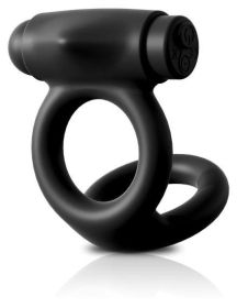 Sir Richard's Control Cock &amp; Ball C-Ring Vibrating Black